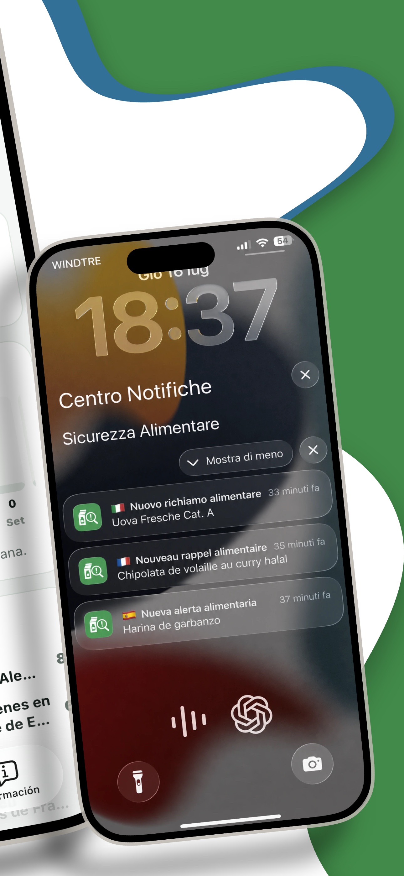 Notificaciones multilingües para Italia, Francia y España